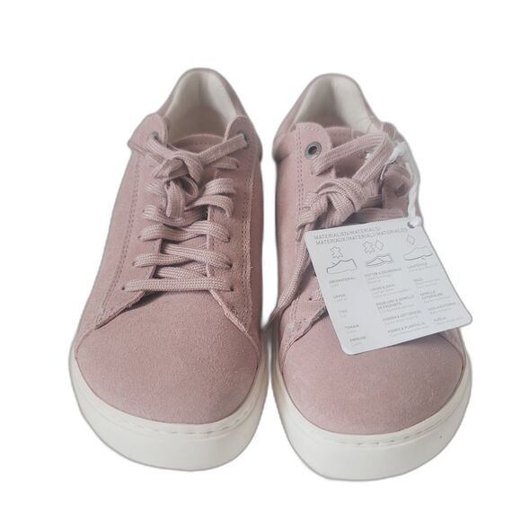 NWT Birkenstock Bend Low Pink Clay Suede Casual Sneakers Narrow Fit size 7 EU38 - Picture 2 of 16